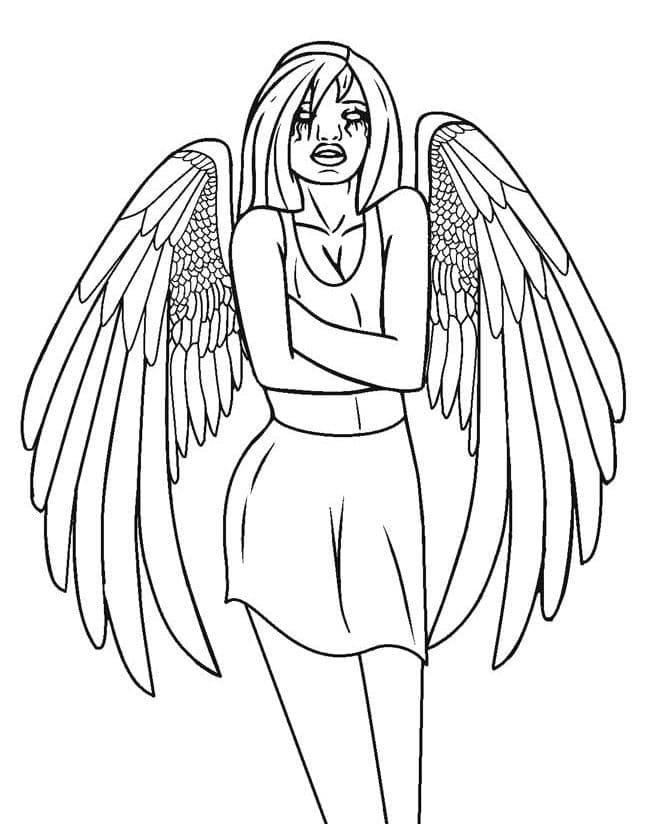 Engel (3) fargelegging