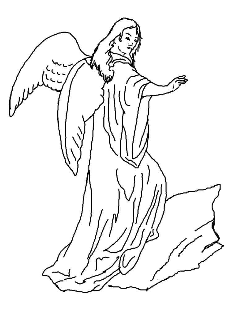 Engel (4) fargelegging