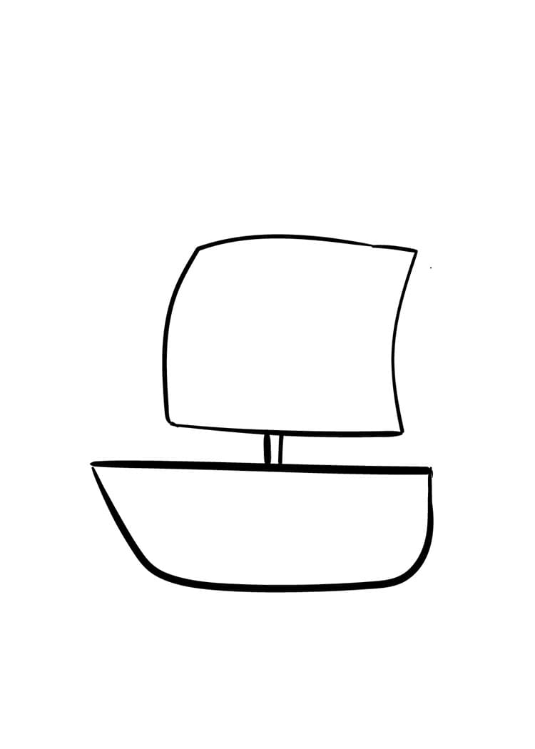 Tegn båt trinn (3)