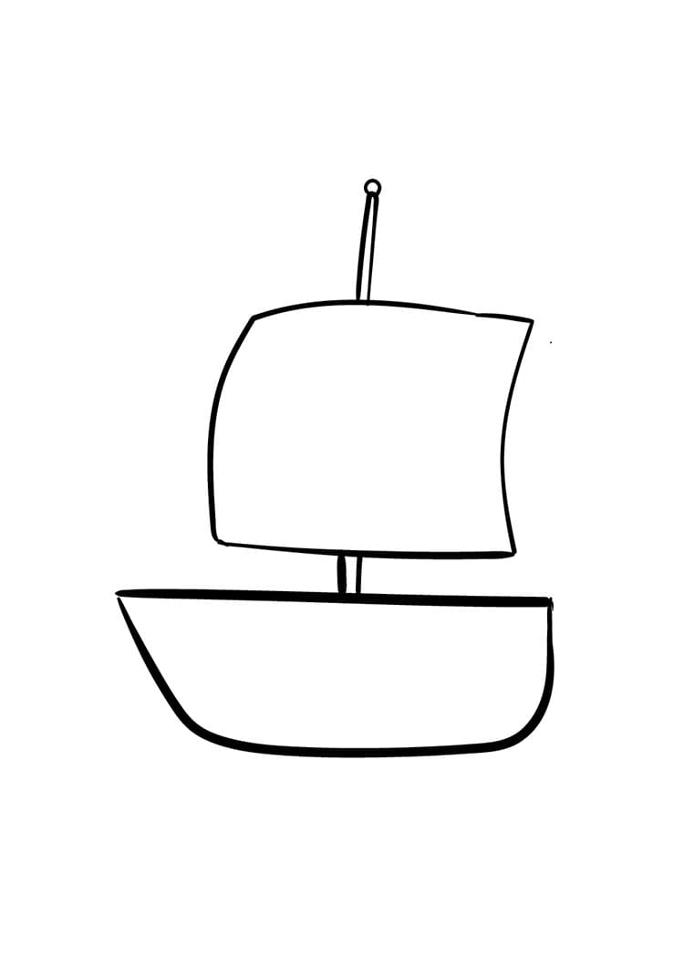 Tegn båt trinn (4)