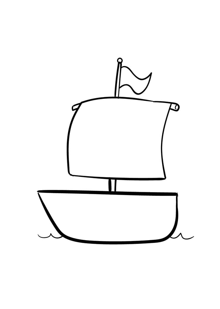 Tegn båt trinn (5)