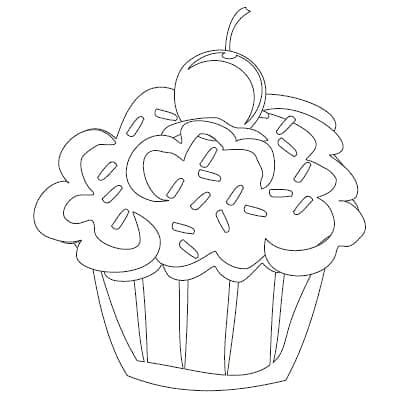 Cupcake (18) fargelegging