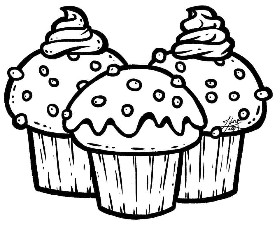 Cupcake (2) fargelegging