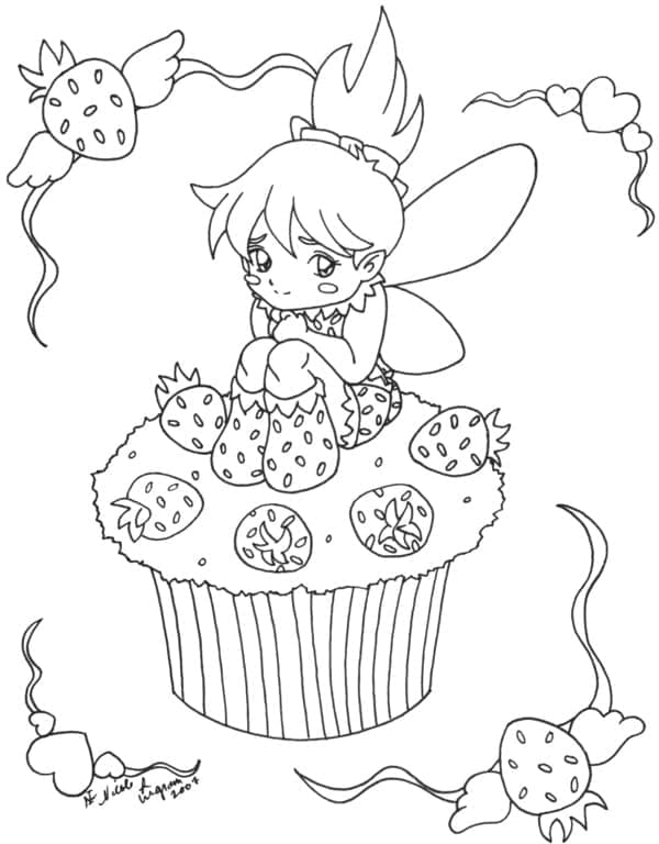 Cupcake (20) fargelegging