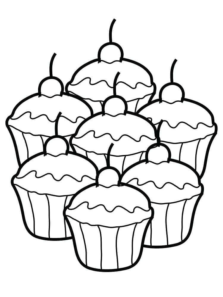 Cupcake (8) fargelegging
