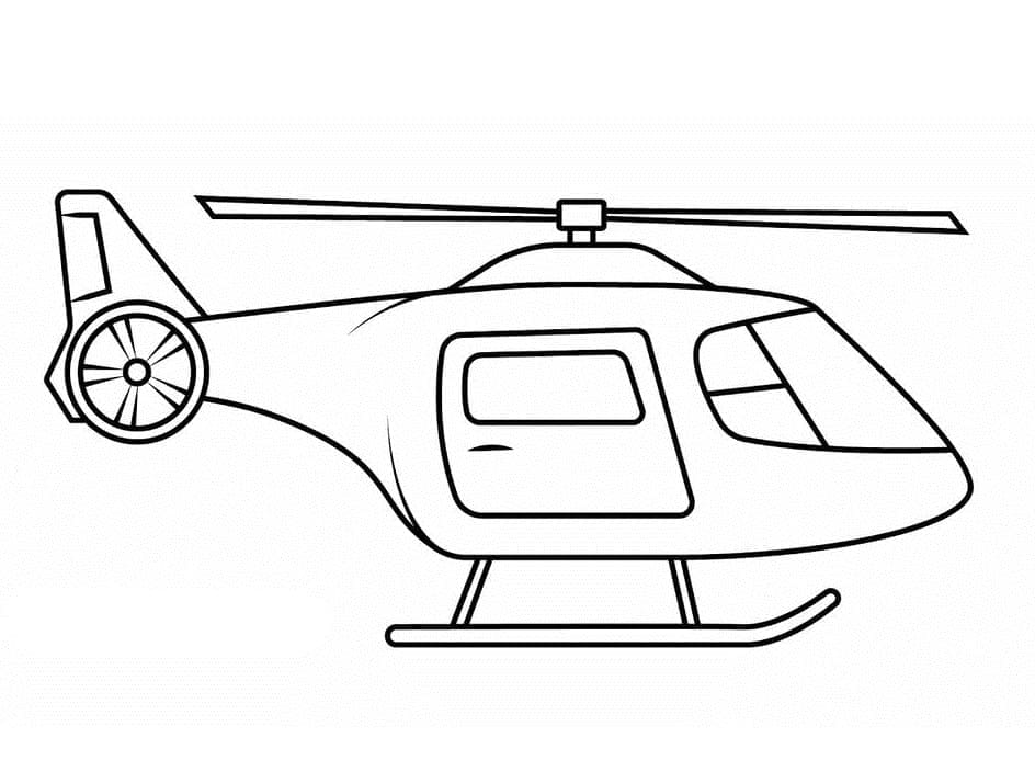 Helikopter Fargelegging Fargeleggingssider