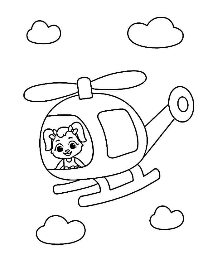 Helikopter Fargelegging Fargeleggingssider