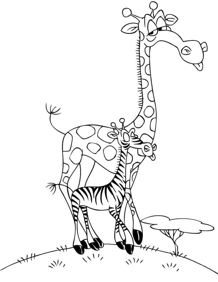 Sjiraff (7) fargelegging