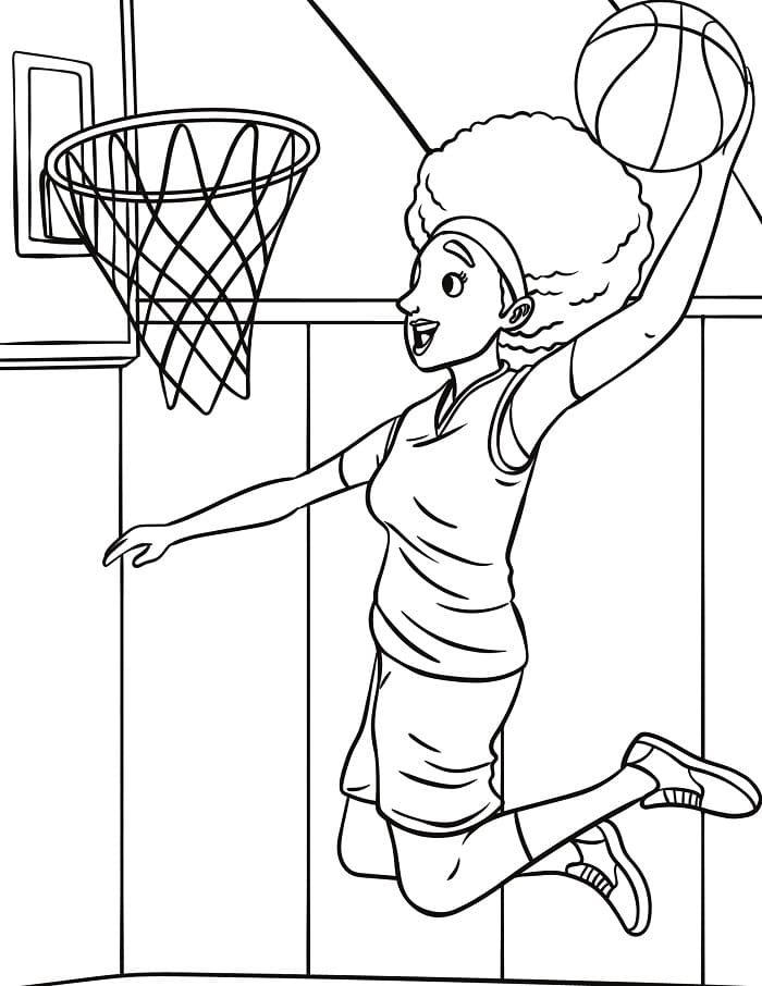 Basketball (9) fargelegging