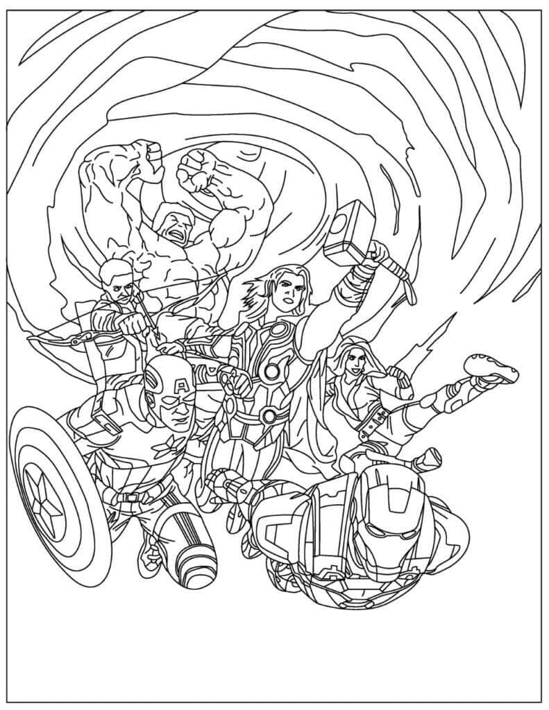 Avengers (1) fargelegging