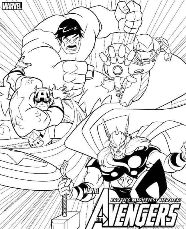 Avengers (11) fargelegging