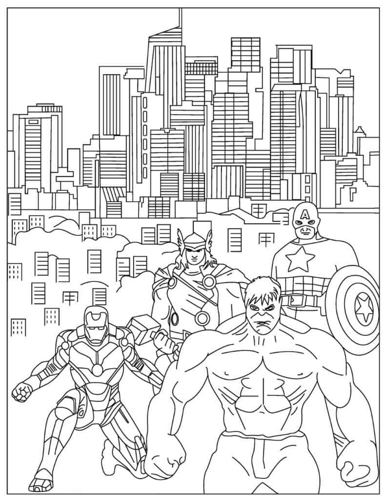 Avengers (16) fargelegging