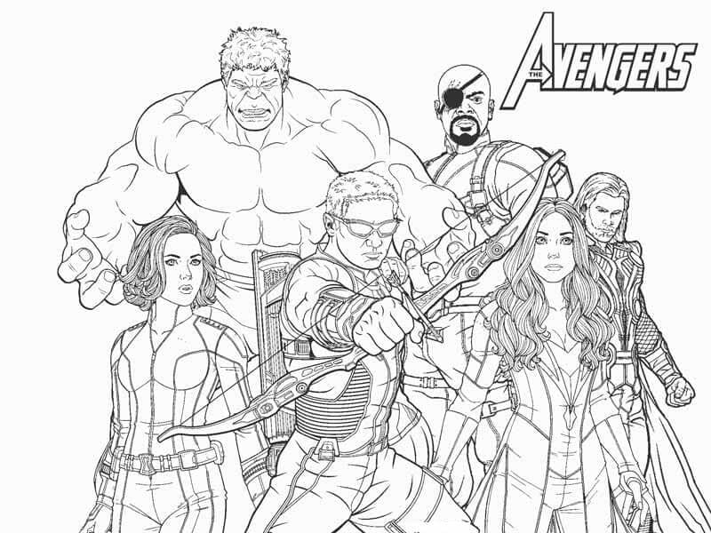 Avengers (17) fargelegging
