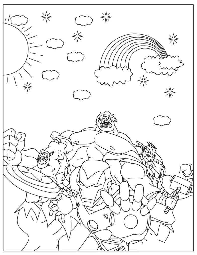 Avengers (19) fargelegging