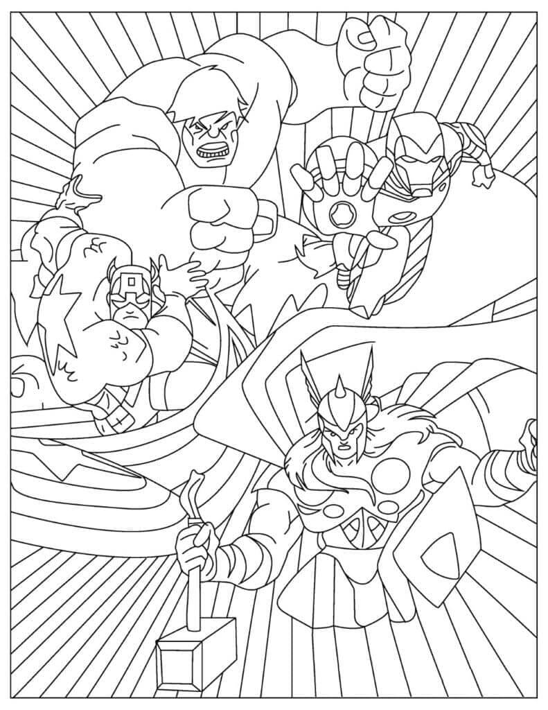 Avengers (2) fargelegging