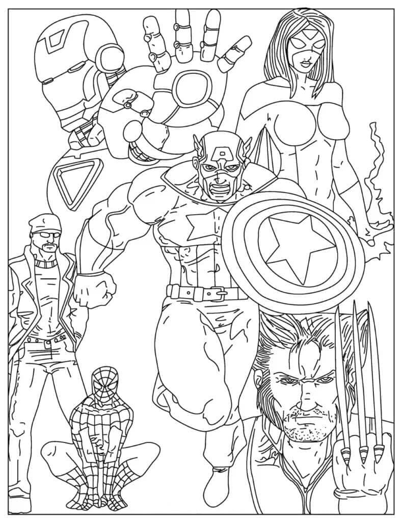 Avengers (3) fargelegging