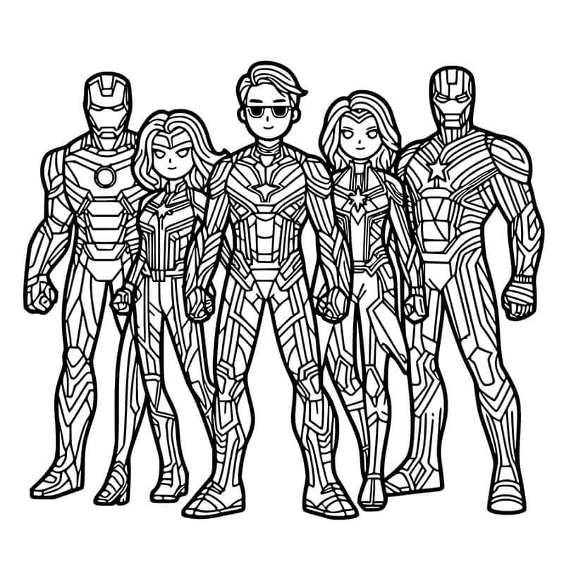 Avengers (7) fargelegging