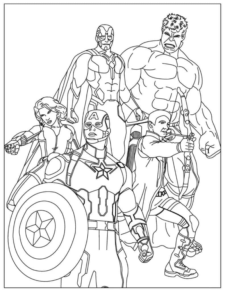 Avengers (9) fargelegging