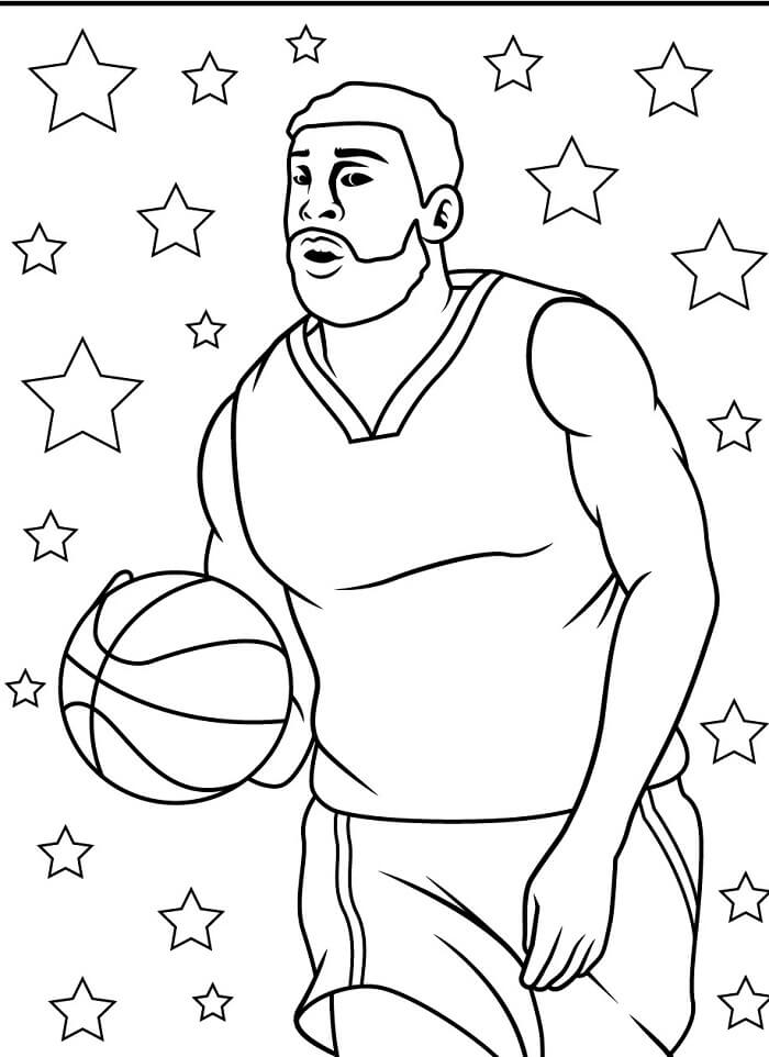 Basketball (10) fargelegging
