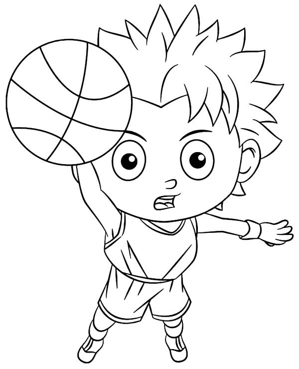 Basketball fargelegging