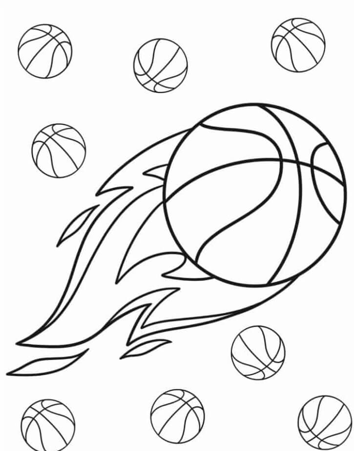 Basketball (19) fargelegging