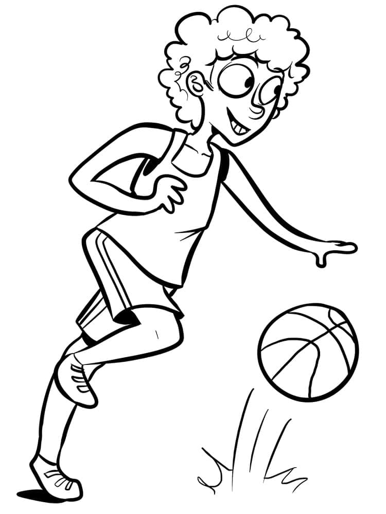 Basketballsport fargelegging
