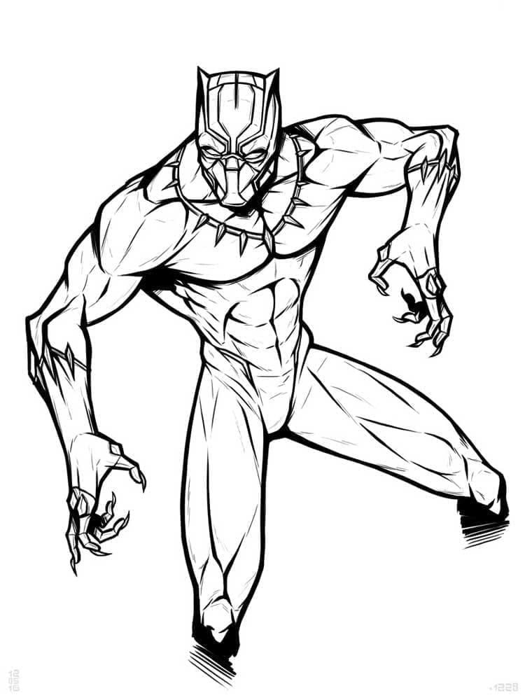 Black Panther (1) fargelegging
