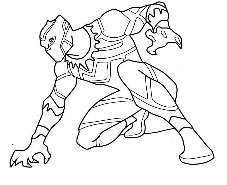 Black Panther (15) fargelegging