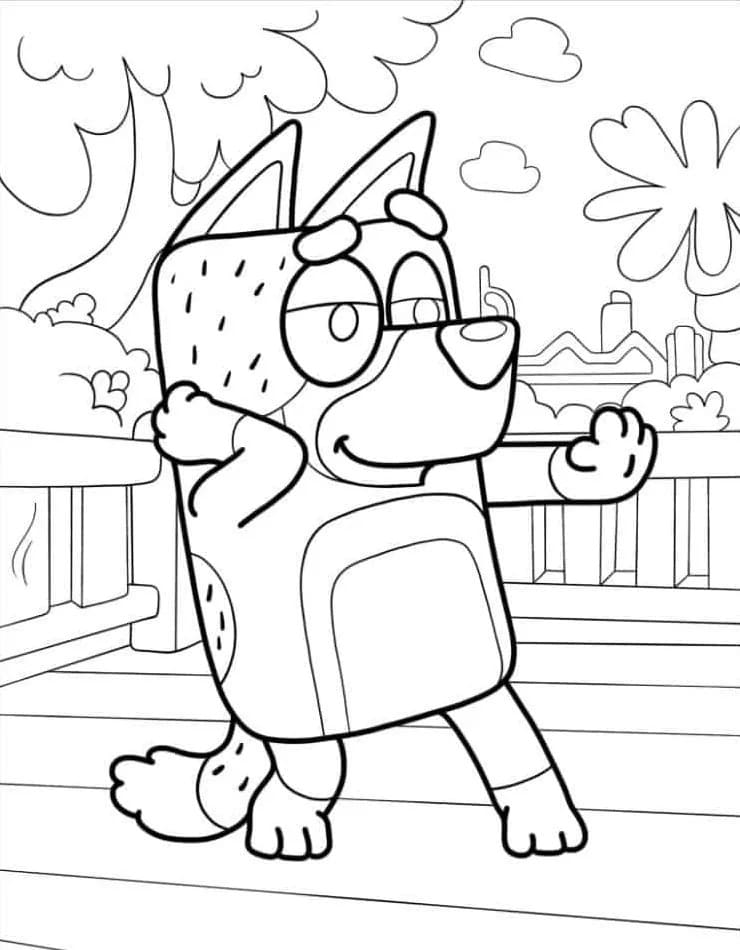 Bluey (1) fargelegging