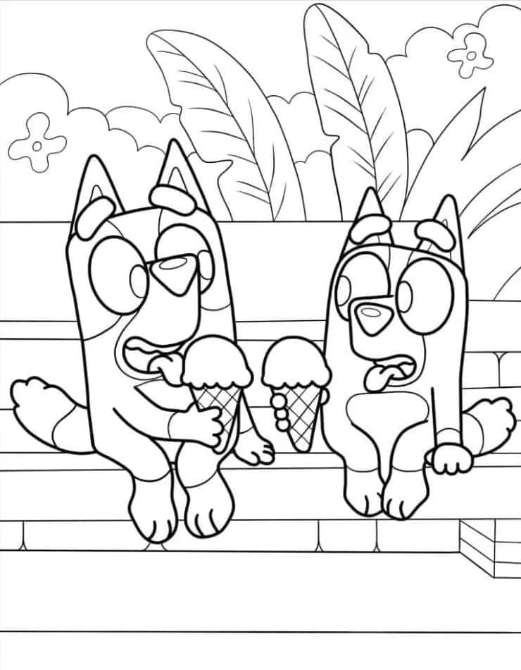 Bluey (14) fargelegging