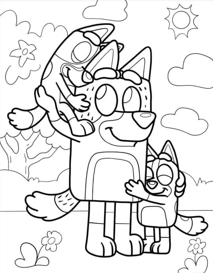 Bluey (15) fargelegging