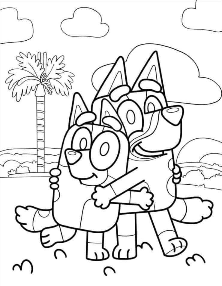 Bluey (16) fargelegging