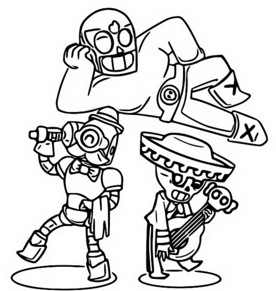 Brawl Stars (10) fargelegging