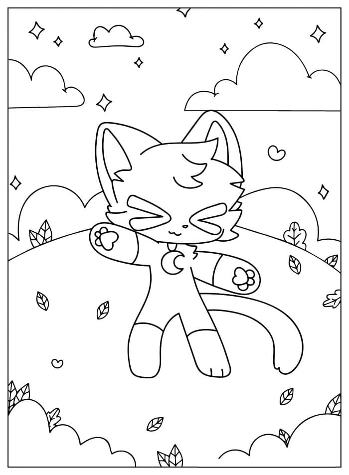 Catnap fra Smiling Critters fargelegging