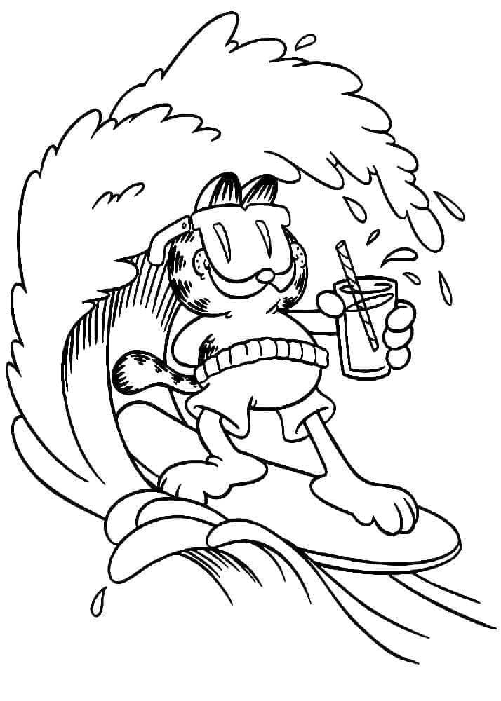 Garfield (16) fargelegging