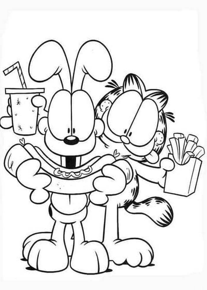 Garfield (19) fargelegging