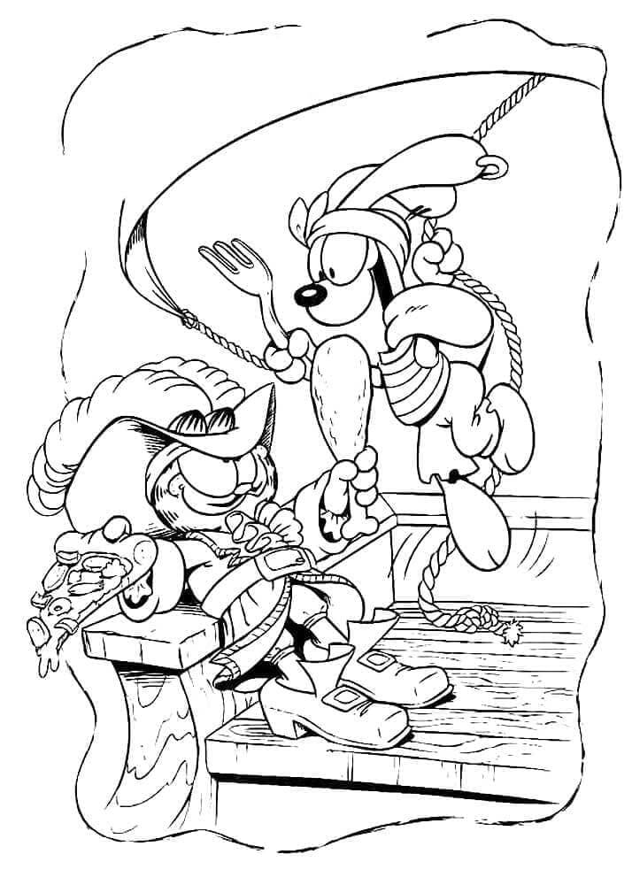 Garfield (2) fargelegging