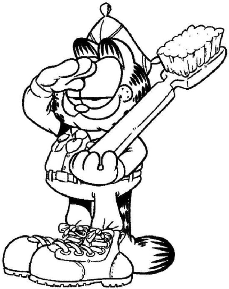 Garfield (24) fargelegging