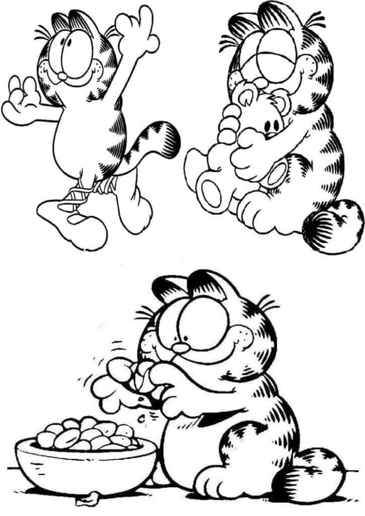 Garfield (25) fargelegging