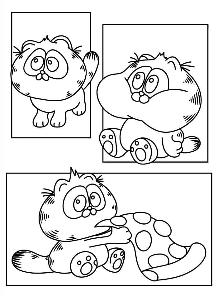 Garfield (34) fargelegging