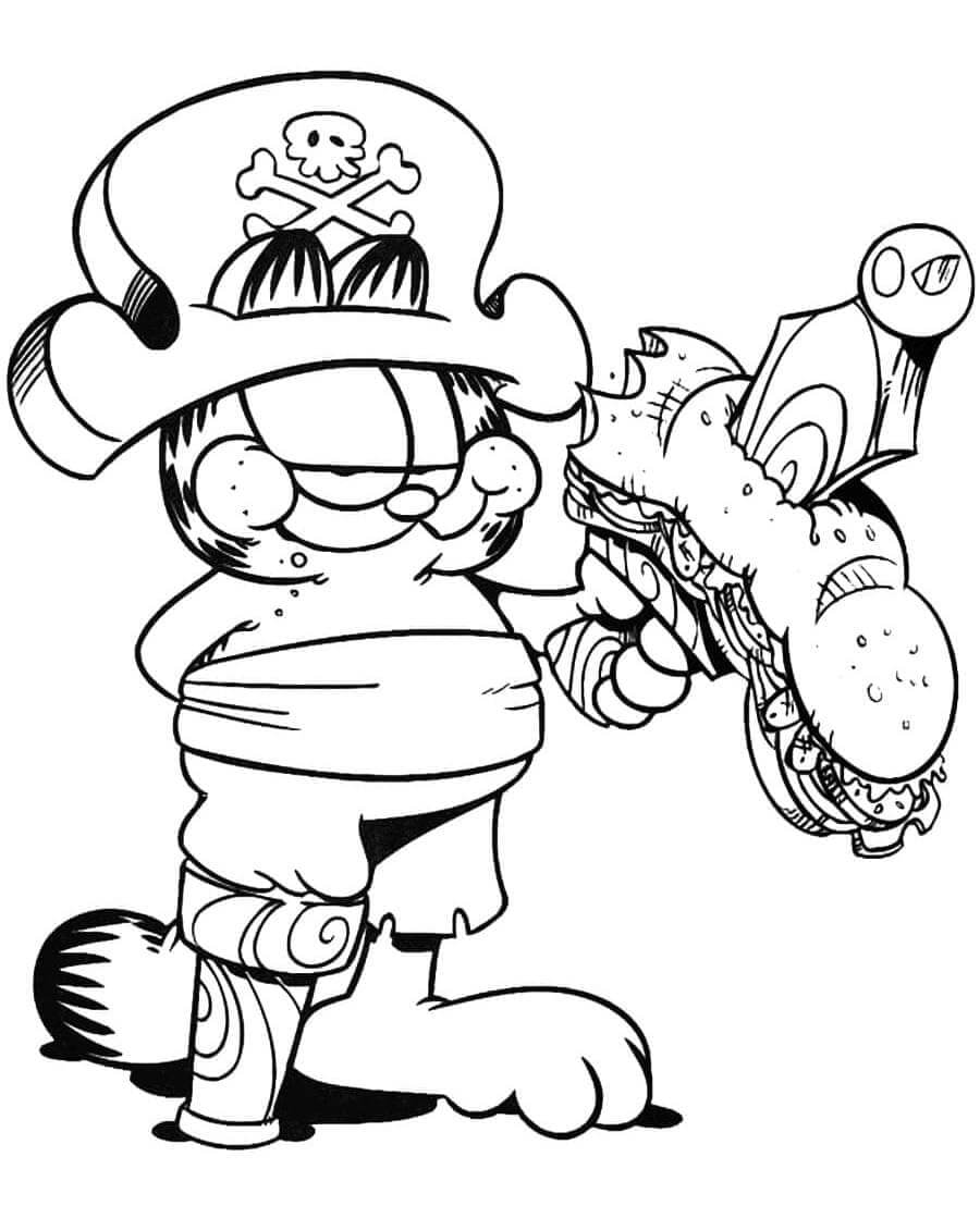 Garfield (4) fargelegging