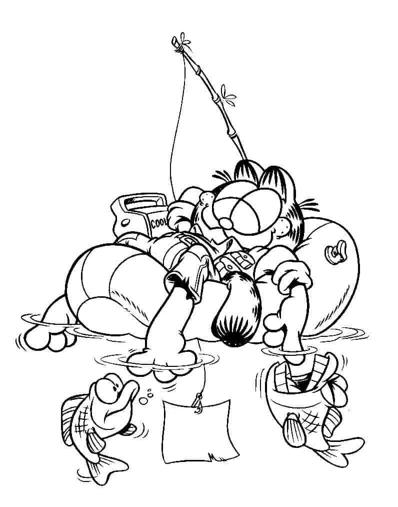 Garfield (6) fargelegging