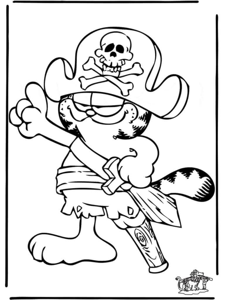 Garfield (7) fargelegging