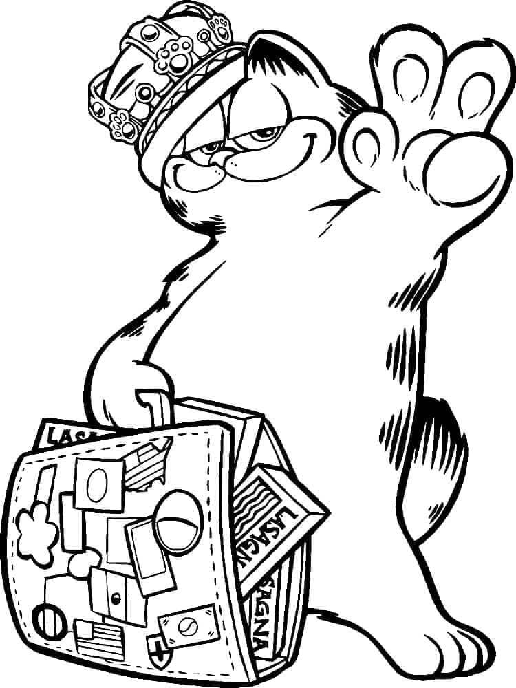 Garfield (8) fargelegging