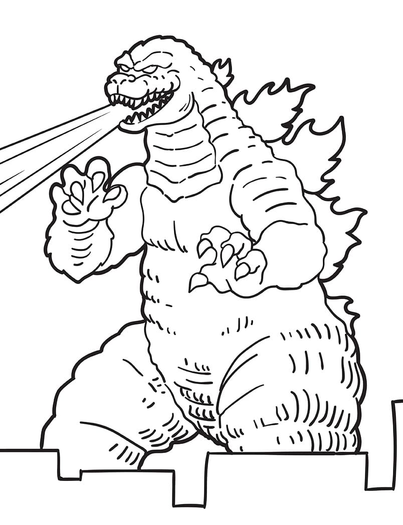 Godzilla (11) fargelegging