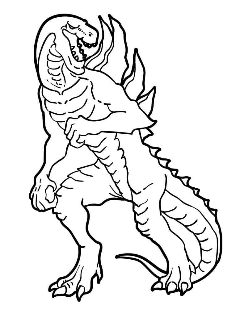 Godzilla (12) fargelegging