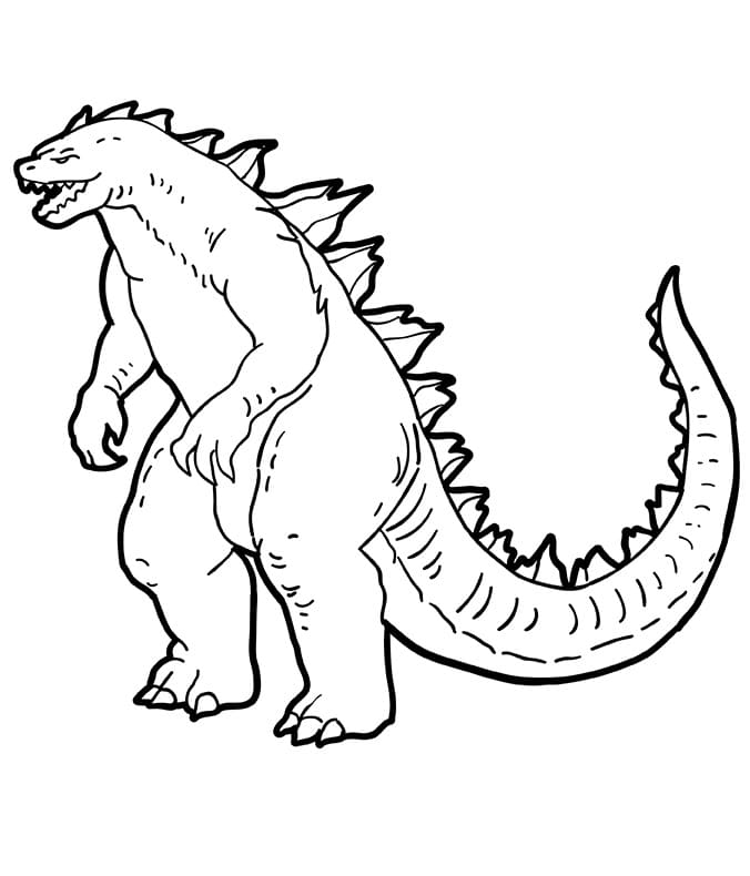 Godzilla fargelegging