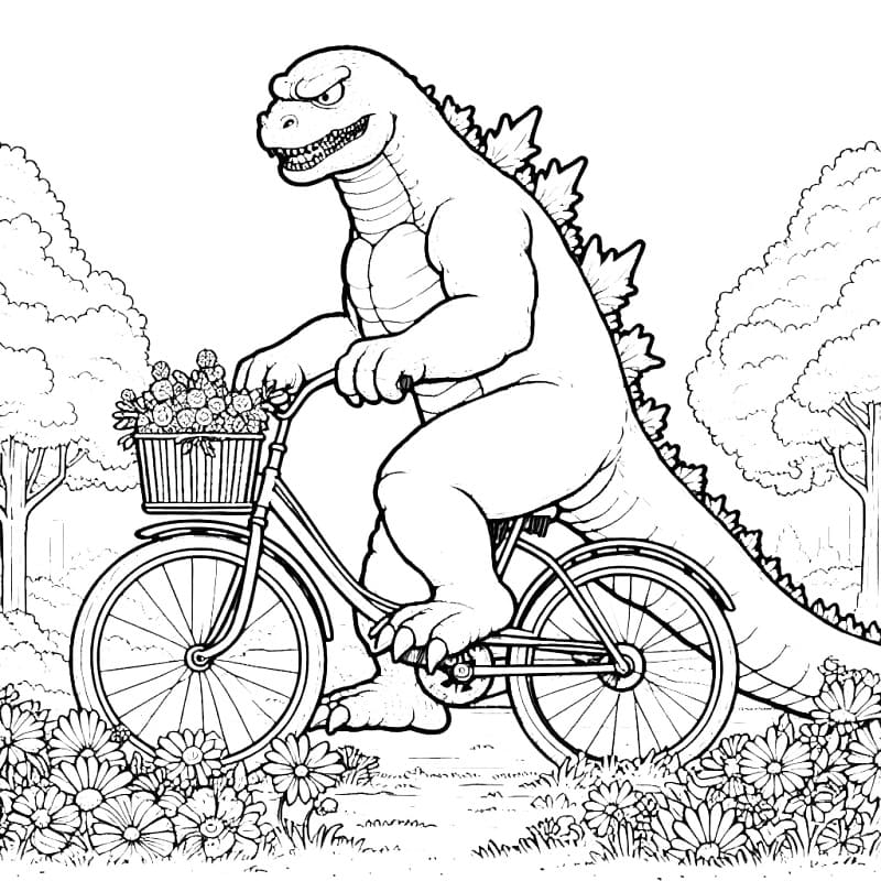 Godzilla (14) fargelegging