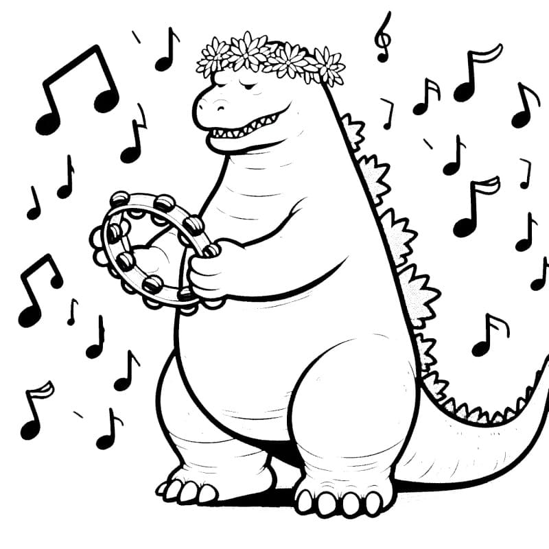 Godzilla (17) fargelegging