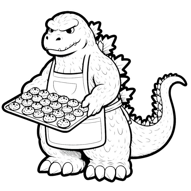 Godzilla (19) fargelegging